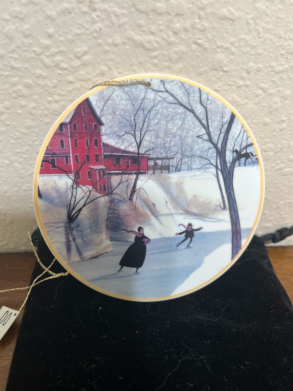 P. Buckley Moss Clifton Mill Ornament